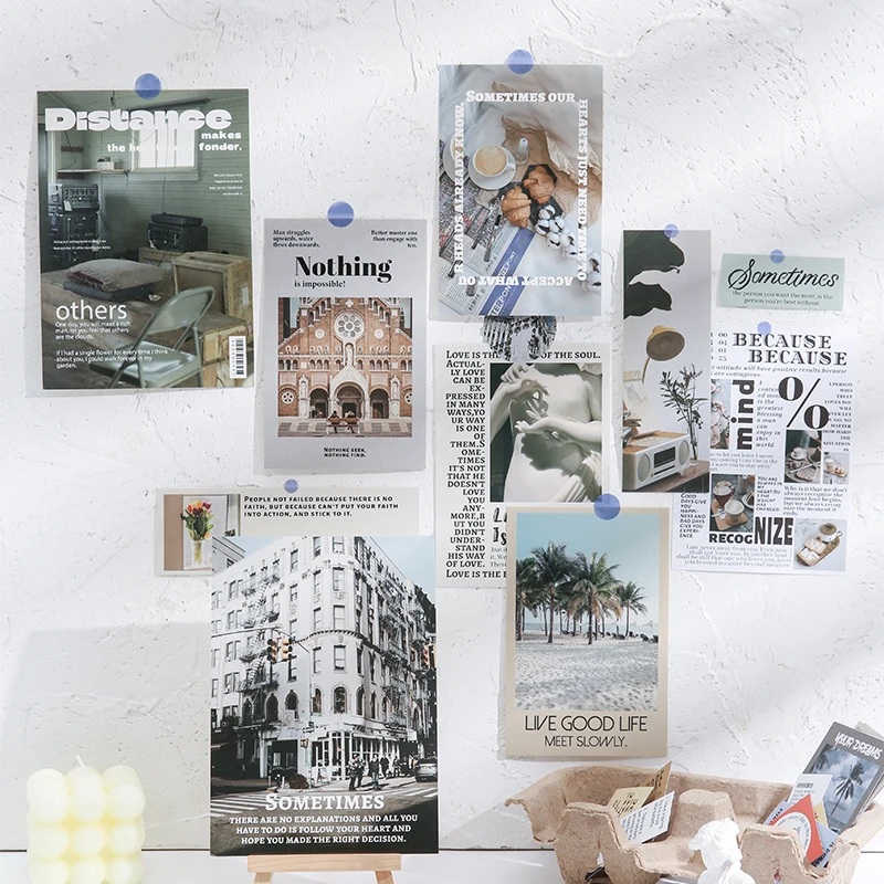 

30 Pcs Travel Stickers Asthetics Scrapbooking Supplies Pack For Decor Diary Journaling Diy Scrapbook Stickers