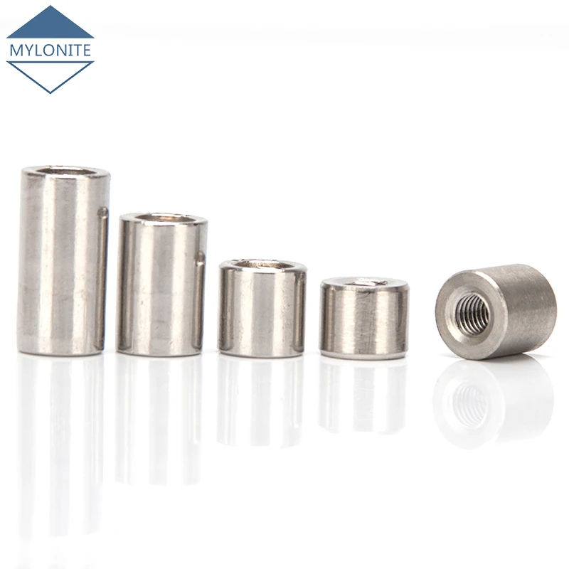 

Round Coupling Nuts M3 M4 M5 M6 M8 M10 Extend Long Lead Screw Connection Nut Connector Joint Sleeve Nuts Metric Thread