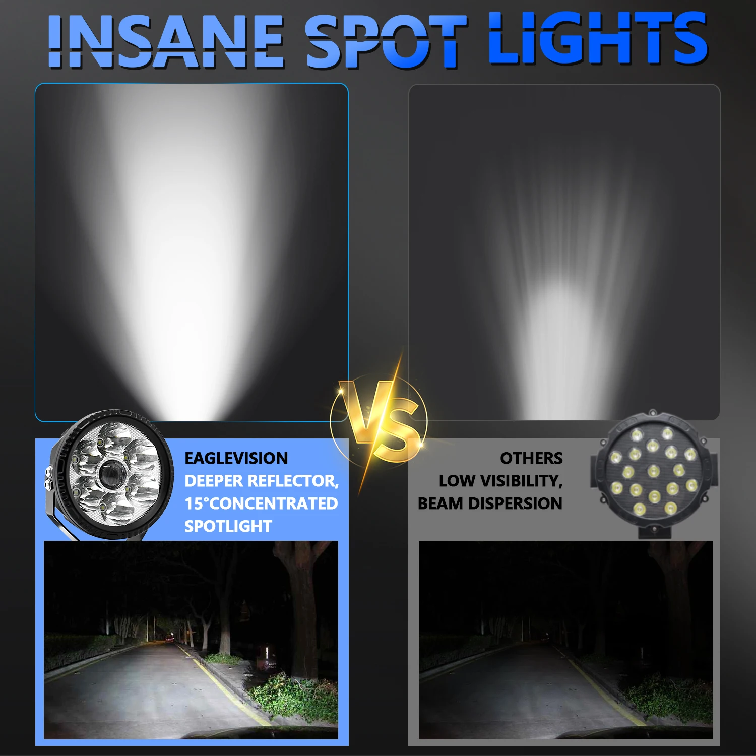 2x5 дюймов 60 Вт 12 В 24 6000 К водонепроницаемые ксеноновые ночные барные фонари