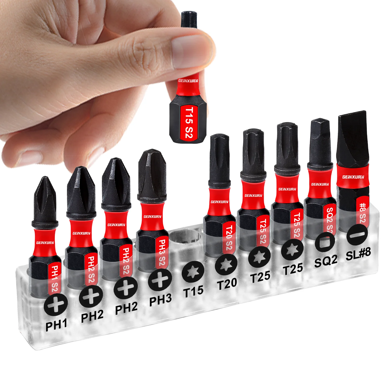 Набор 2-дюймовых Отверток Geinxurn С Крестообразным Шлицем И Магнитным Держателем
