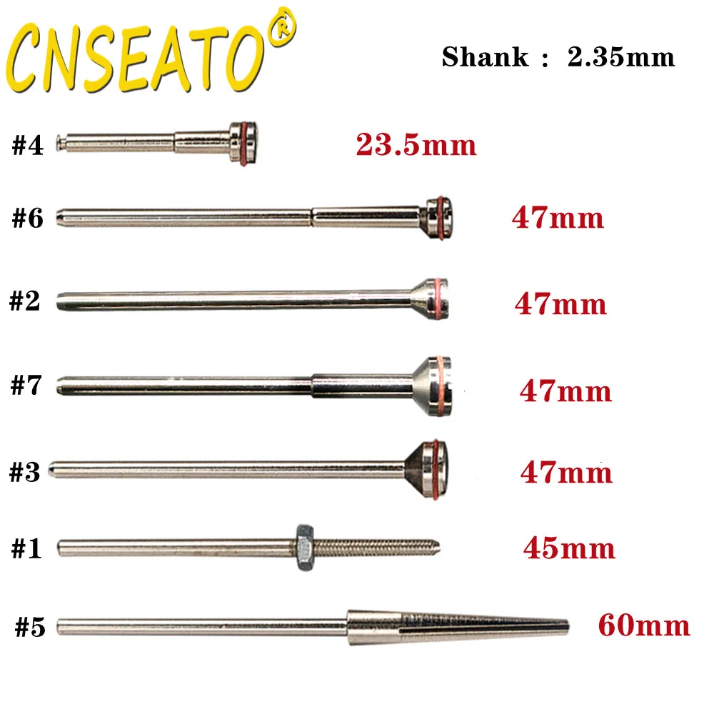 

10Pcs Dental Lab Polishing Shank Mandrel Burs Drills Rotary Tool Emery Disc Clip Rod Holding Needle For Polisher Machine Cutting