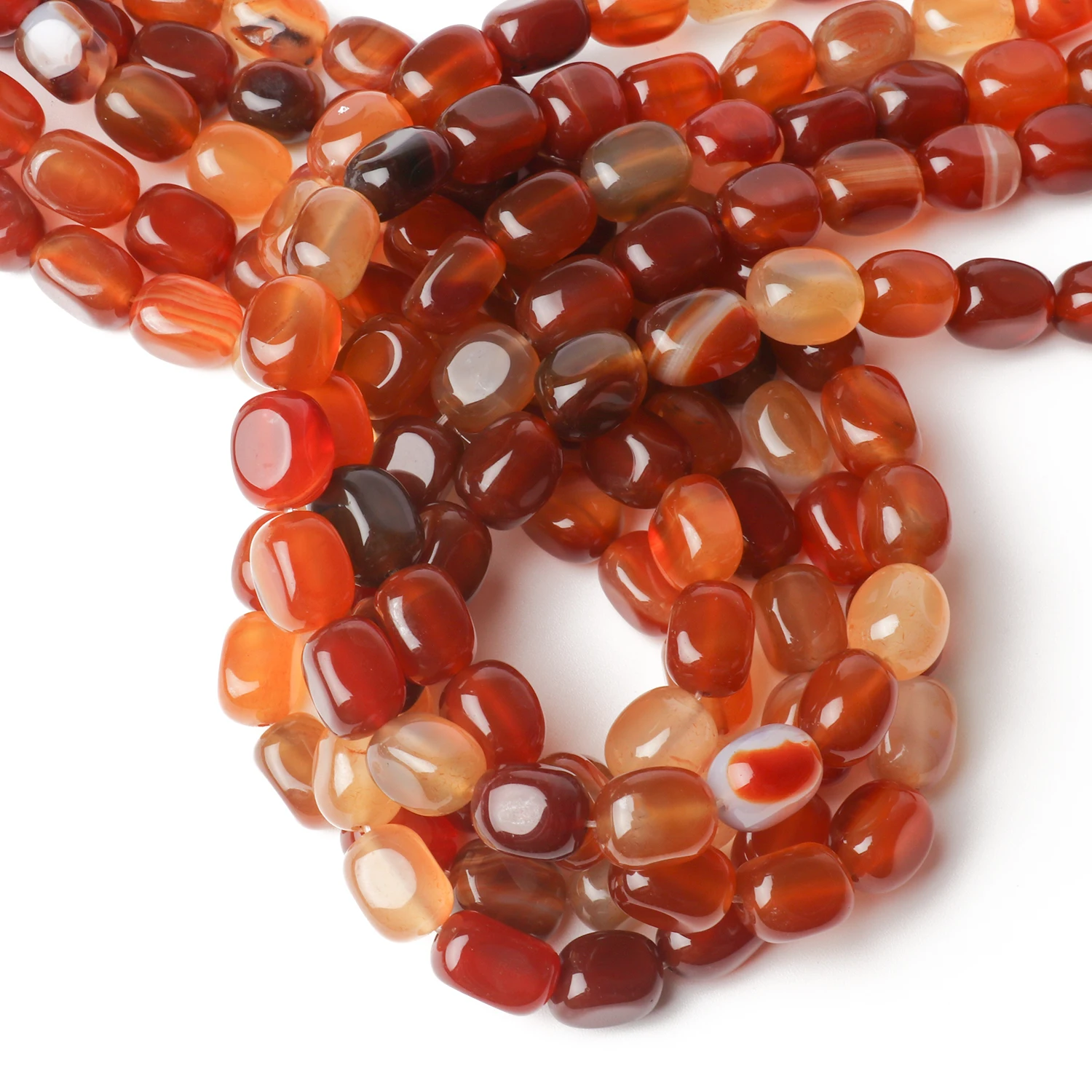 8x12 мм натуральный камень квадратный красный агат бусины в форме трубки свободные