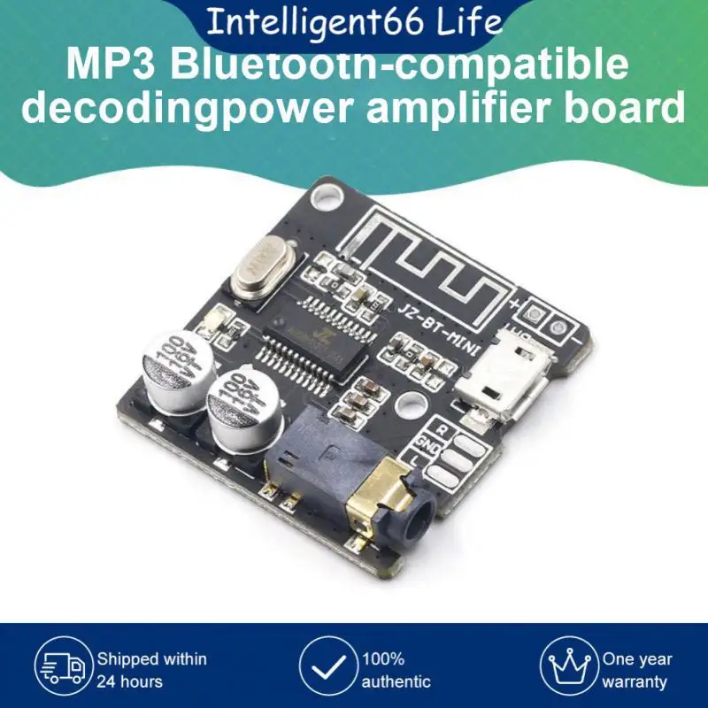 

Mp3 Lossless Decoder Board Wireless Stereo Audio Receiver Board Music Module Vhm-314