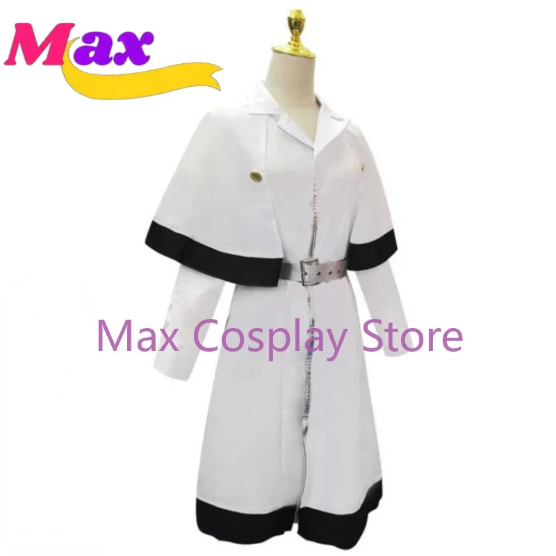 Wby2 Cos Аниме Re Yonebayashi Saiko Косплей Костюм Синий Парик CCG Белый Тренч Униформа