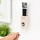 Автоматический Дозатор зубной пасты, пылезащитный настенный держатель для зубной пасты, устройство для выдавливания без перфорации, аксессуары для ванной комнаты