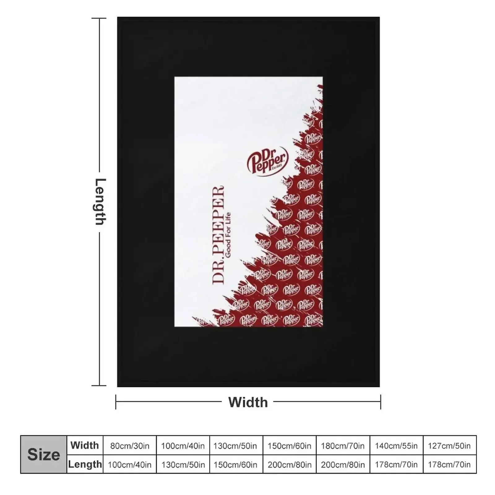 Одеяло Dr Pepper Retro de en 3D.jpg зимние кровати Одеяла для волос