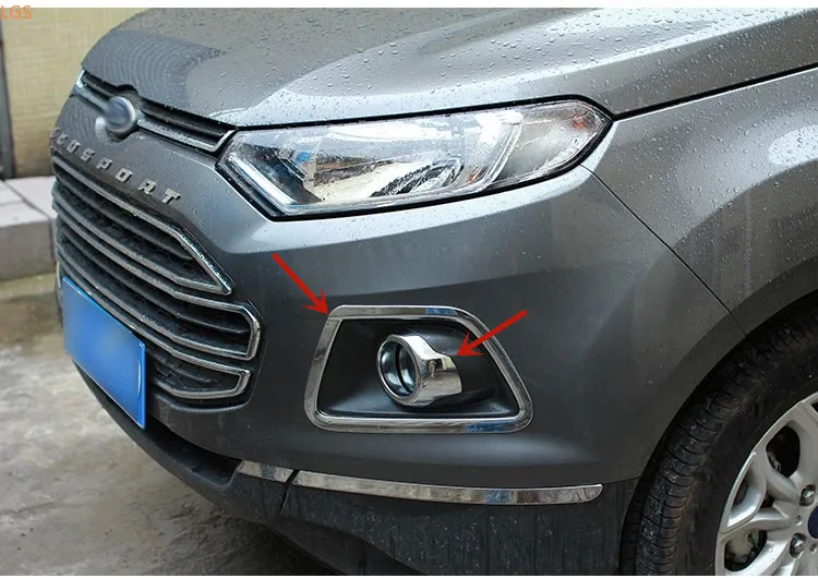 

Для Ford Ecosport 2013-2018 ABS хром передние и задние противотуманные фары декоративная рамка Защита от царапин автомобильные аксессуары