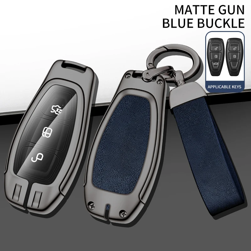 

Чехол для автомобильного ключа из цинкового сплава для Ford ST Line Focus 3 Mondeo MK4 Ecosport Puma Edge Escape Grand C Max Fiesta, автомобильные аксессуары