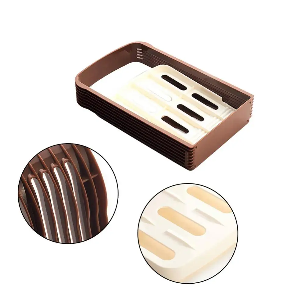 

Practical Plastic Foldable Bread Sandwich Skiving Machine Cutter Mold Slicer Loaf Toast Cutter Manual Slicers Kitchen Gadget