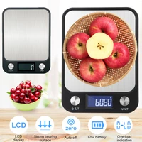 kitchen scale touchscreen lcd display 10kg1g multi function food balance weighing digital scale electronic cooking tools usb