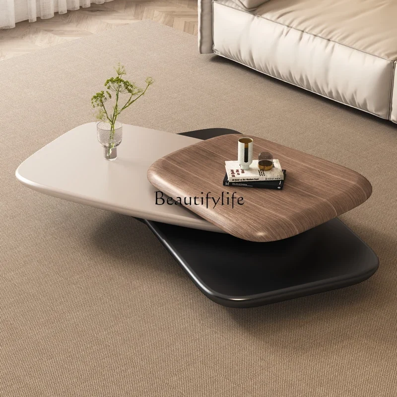 Овальный вращающийся журнальный столик Villa для дома креативный подвесной