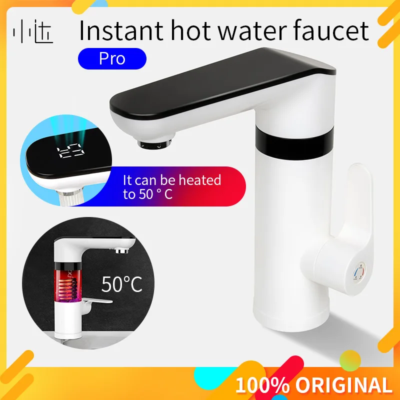 

Xiaoda Electric Kitchen Water Heater Tap Instant Hot Water Faucet Heater Cold Heating Faucet Tankless Instantaneous Water Heater