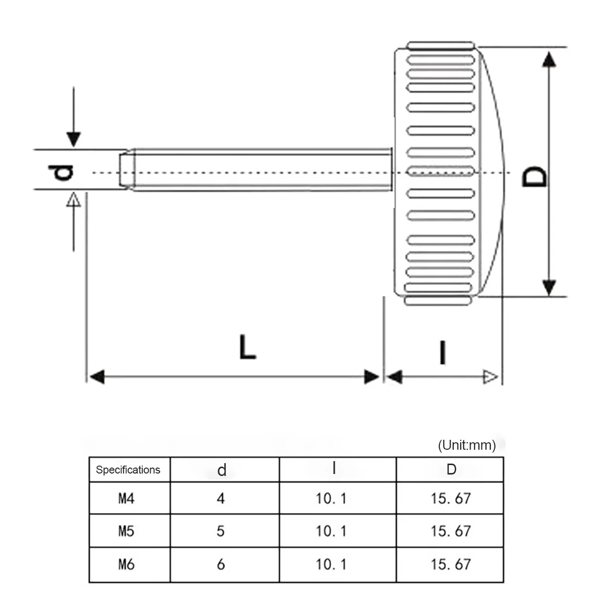 M4 M5 M6 круглая головка ручной зажим гайки ручка пластиковый винт с большим