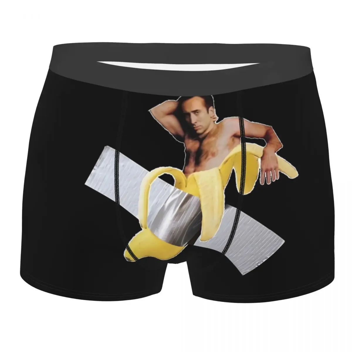 

Трусы-боксеры с банановыми лентами, дышащие