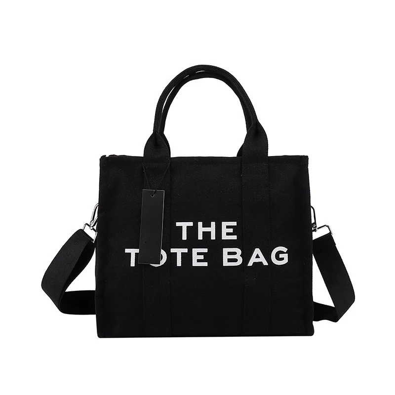 The Tote Bag Women's Bag New Fashion Printed Letter Canvas Handbag Luxury Brand Shoulder Crossbody Bags Shopping Classic 2023
