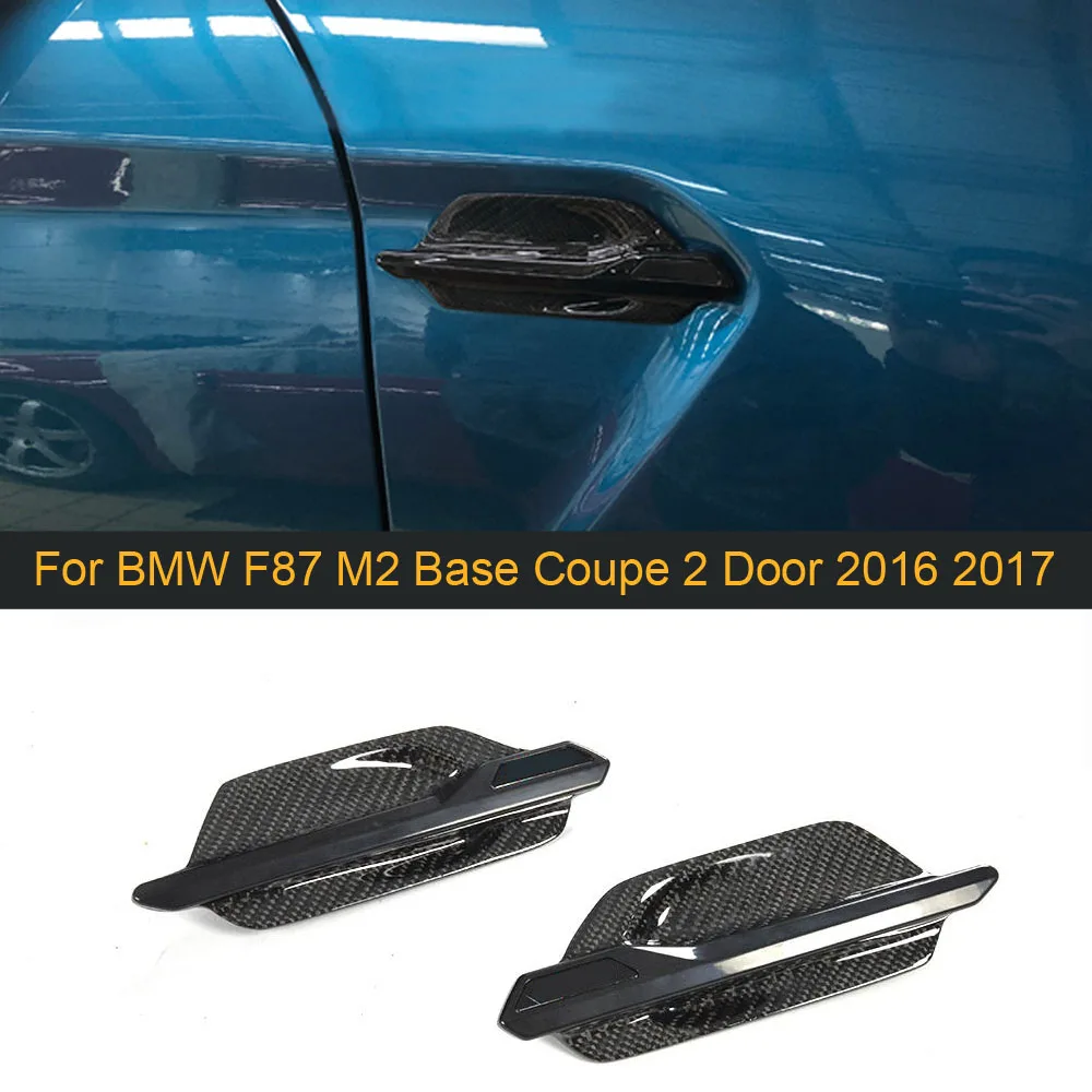 

Вентиляционные отверстия для впускного потока воздуха из углеродного волокна для BMW 2 серии F87 M2 Base Coupe 2 Door 2016 2017 2 шт.