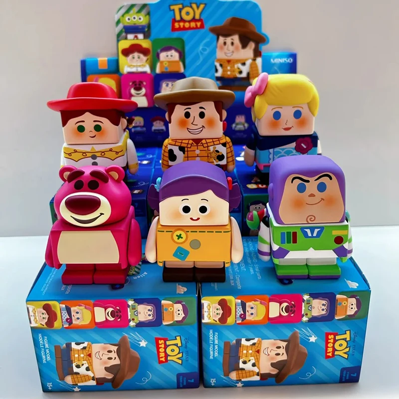 Оригинальная модель Miniso глухая коробка Disney Pixar для детей Рождество день рождения