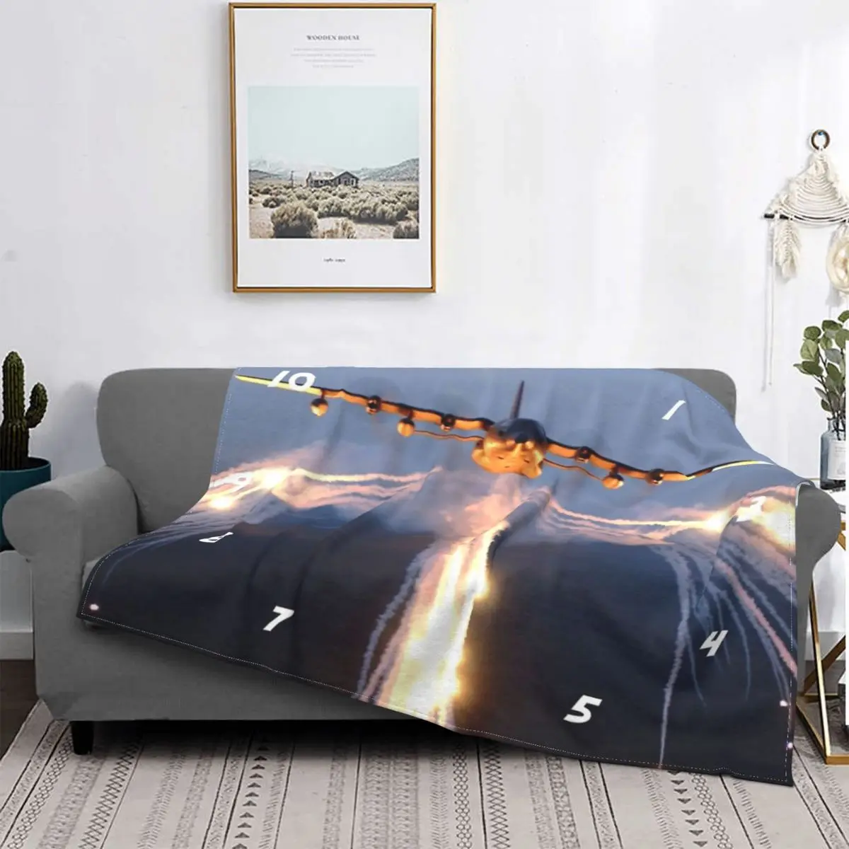 

Manta de flecos de HC-130, colcha a cuadros para cama, manta de lana