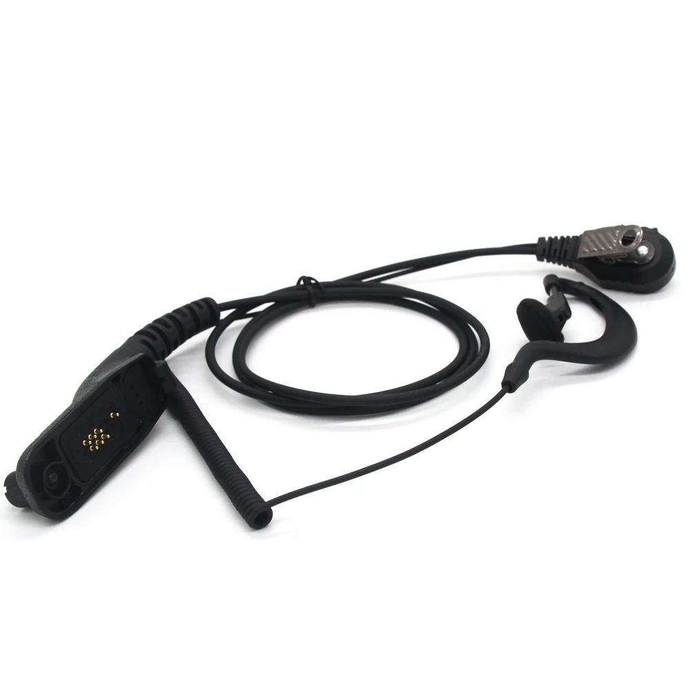 PTT G-Shape Earpiece Headset MIC for Motorola MTP6550 MTP850S XIR P8268 P8200 APX4000 APX2000 APX6000 DP4800 DP3400
