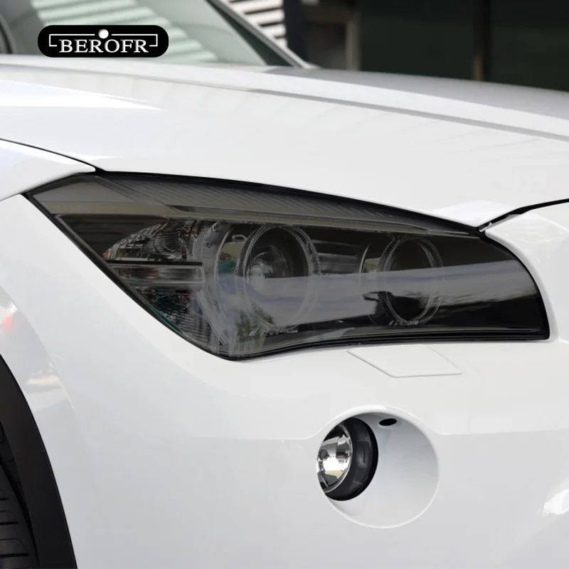 For BMW X1 F48 X2 F39 X3 F25 G01 X4 F26 G02 X5 F15 G05 X6 F16 G06 X7 Car Headlight Tint Smoked Black Protective Film TPU Sticker For BMW X1 F48 X2 F39 X3 F25 G01 X4 F26 G02 X5 F15 G05 X6 F16 G06 X7 Car Headlight Tint Smoked Black Protective Film TPU Sticker
