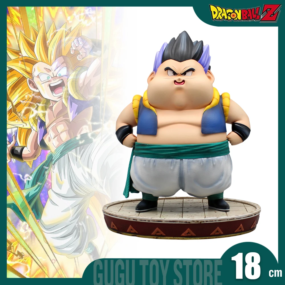 

Фигурка фэт скинни из мультфильма «Gotenks», фигурка Fusion Gk Super Saiyan Dbz, экшн-фигурка, 18 см, модель, декоративная игрушка