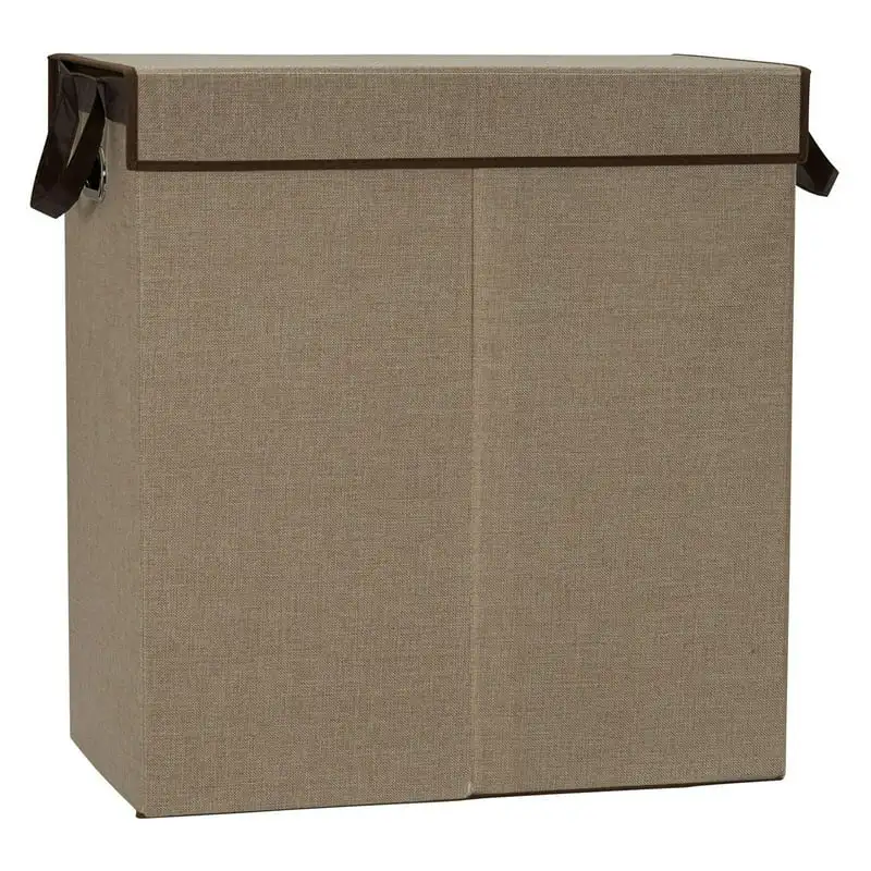 

Collapsible Double Laundry Hamper Sorter, Sand