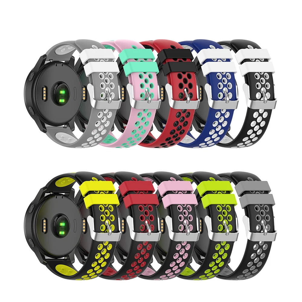 

20mm Watch Band For Amazfit Bip 3 Strap Bracelet for Huami Amazfit GTS 3 2 2E/Bip Lite/Bip 1S/Bip 2/GTR 42mm Silicone Wristband