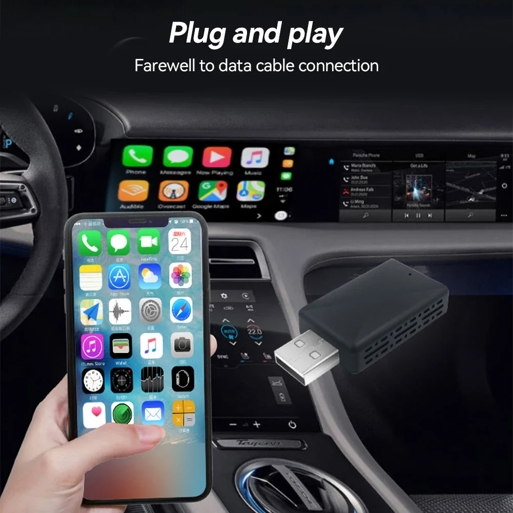 Автомобильный беспроводной адаптер Carplay на Android проводной и смарт-ключ Ai Box для