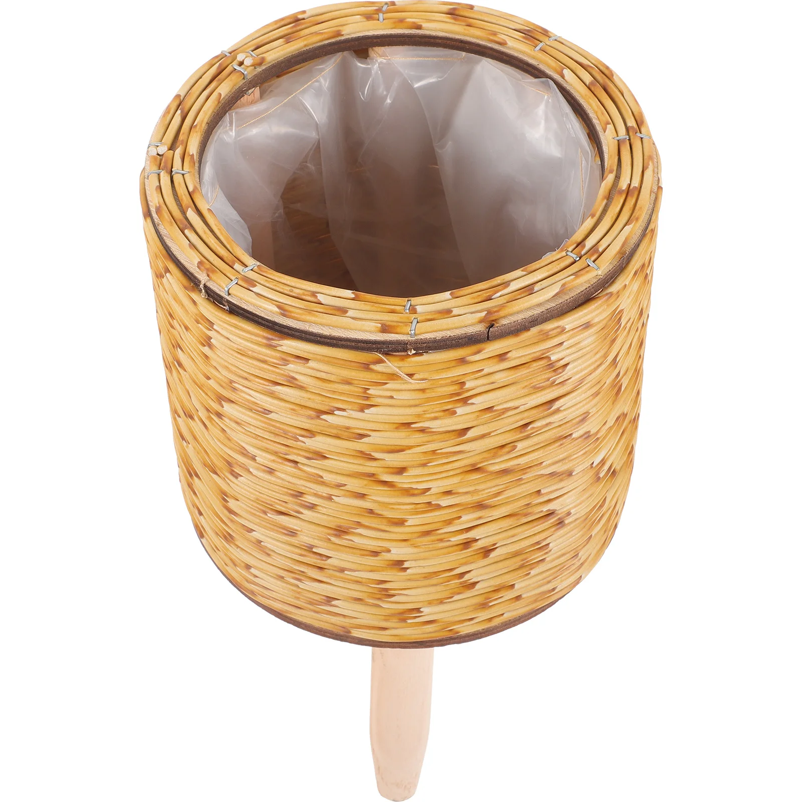 

Rattan Plant Stand Handwoven Basket Planter Wicker Plant Pot Stand Floor Planter Pot Seagrass Flower Display Holder