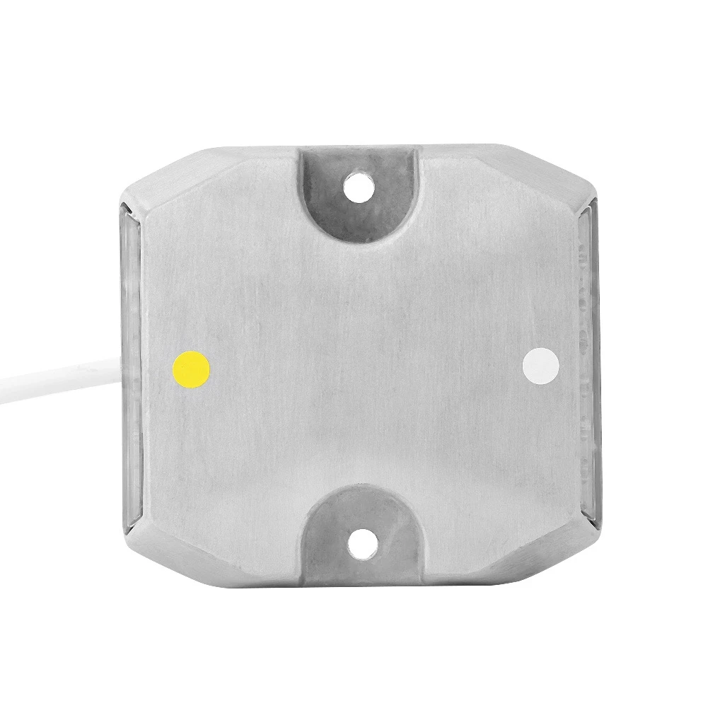 

12LED Solar Powered Stud Light Dual Color Road Pathway Highway Tunnel Light IP68 Waterproof 24V Road