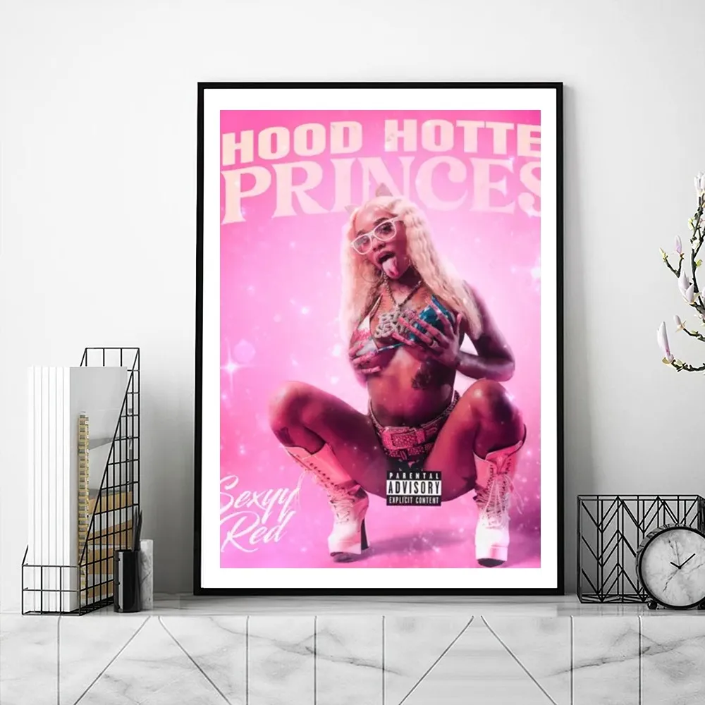 Настенная наклейка Sexyy Red Hood Hottest Princess