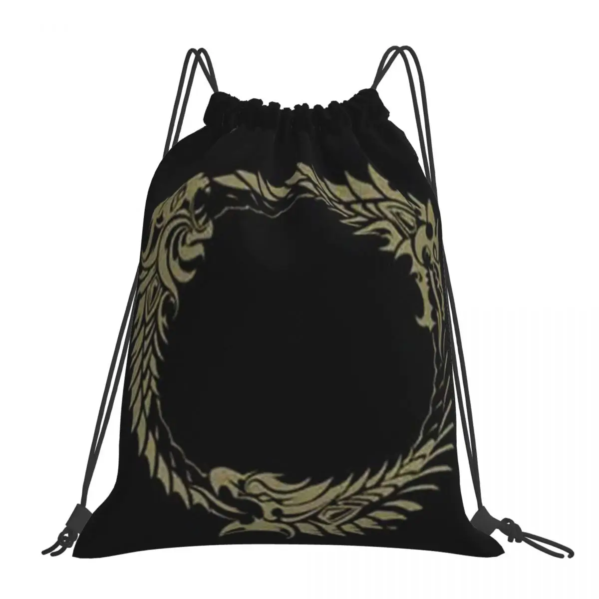 

Elder Scrolls Online Backpacks Fashion Portable Drawstring Bag Drawstring Bundle Pocket Storage Bag Book Bags For Travel Student