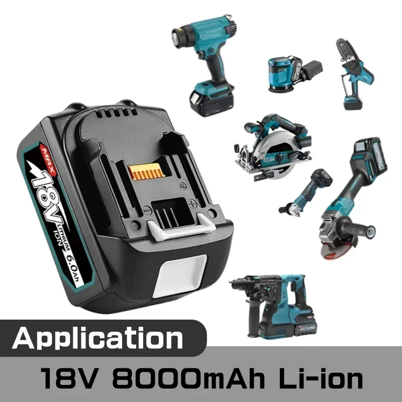 

2023 Upgraded 18V Makita BL1860 BL1850B BL1850 BL1840 BL1830 BL1820 BL1815 LXT-400 Replacement Lithium Battery