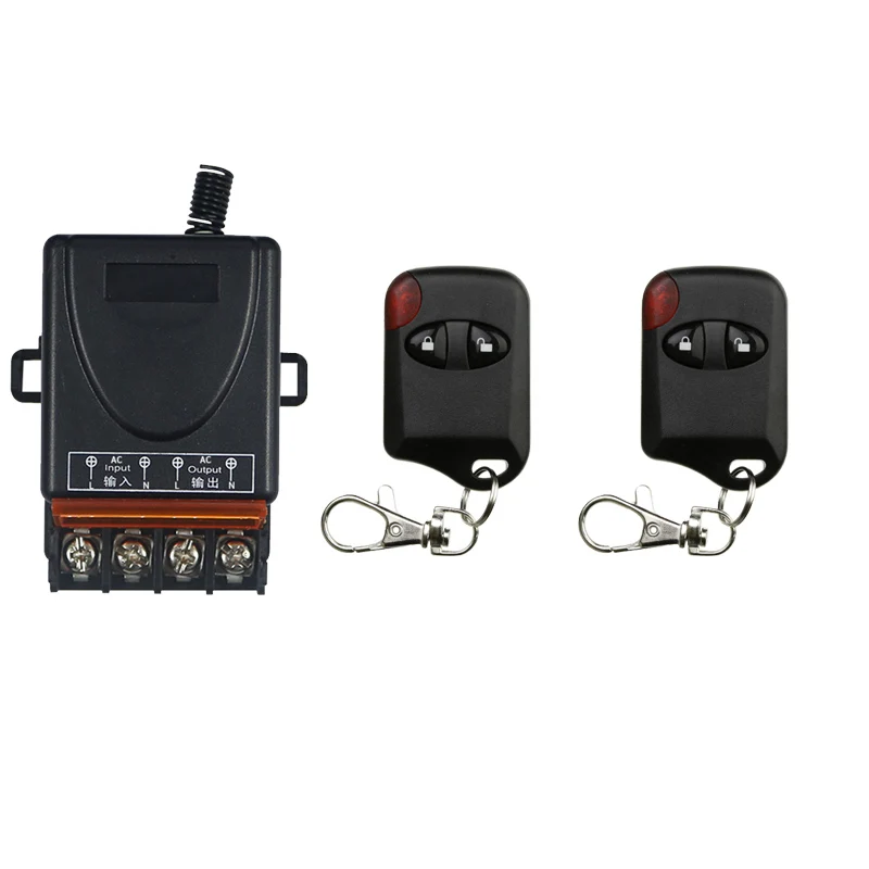 Высокомощный пульт дистанционного управления 5000 Вт 433 МГц РЧ 75 В ~ 220 В переменного тока приемник «кошачий глаз» для заводской фермы, офиса, вентиляционного насоса