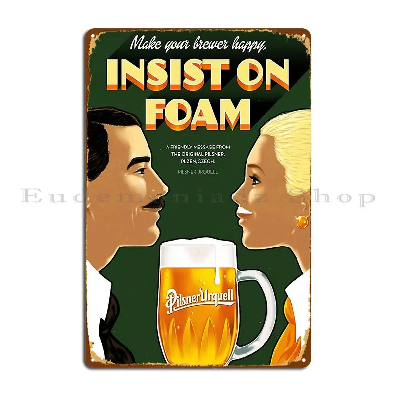 

Металлический знак Pilsner Urquell