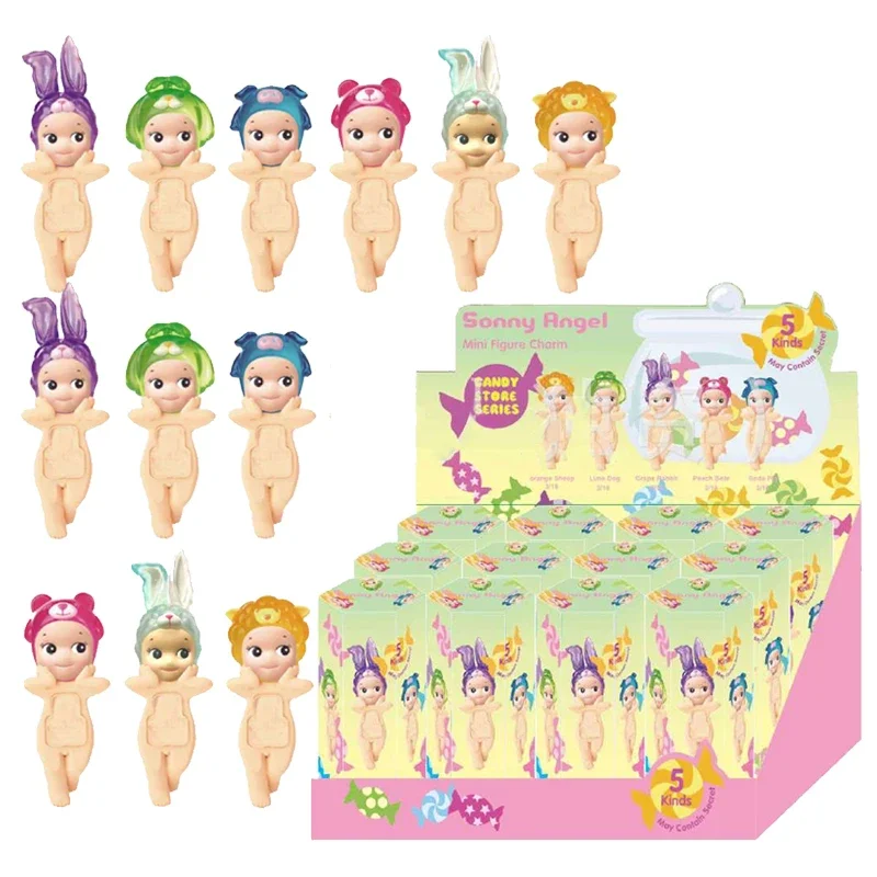 Kawaii Sonny Angel мини-фигурка серия Candy House ремни для мобильного телефона милая кукла