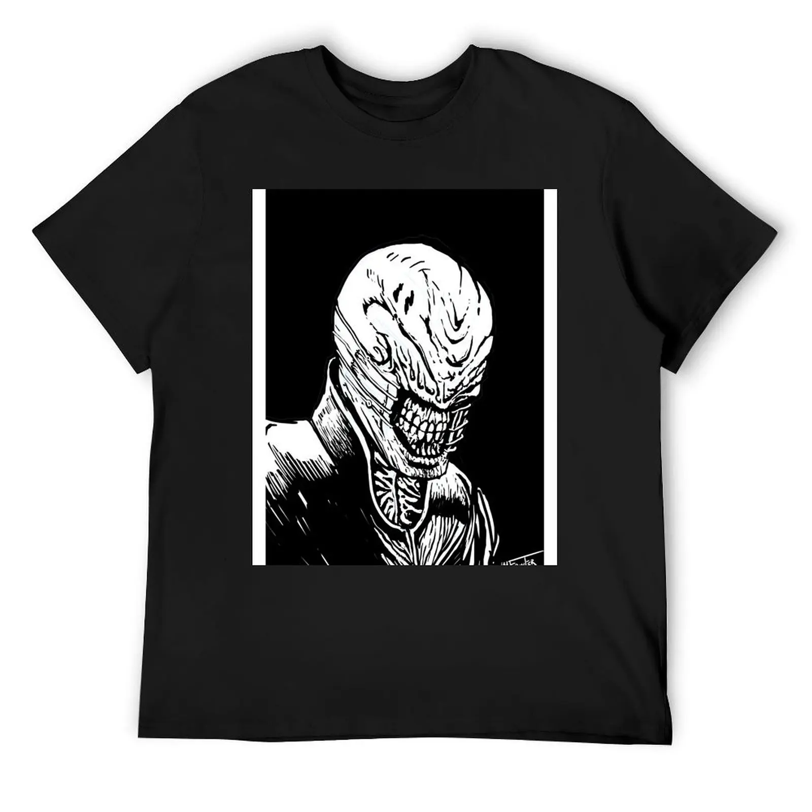 Футболка с рисунком Hellraiser Cenobite Chatterer для мальчиков животным принтом белая