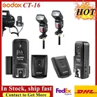 В наличии, беспроводная студийная вспышка Godox CT-16 16 каналов, триггер передатчика + приемник для Canon Nikon Pentax Olympus