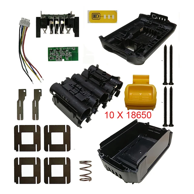 

For Dewalt 18V 20V Battery DIY DCB200 Li-Ion Battery Plastic Case PCB Charging Protection Circuit Board