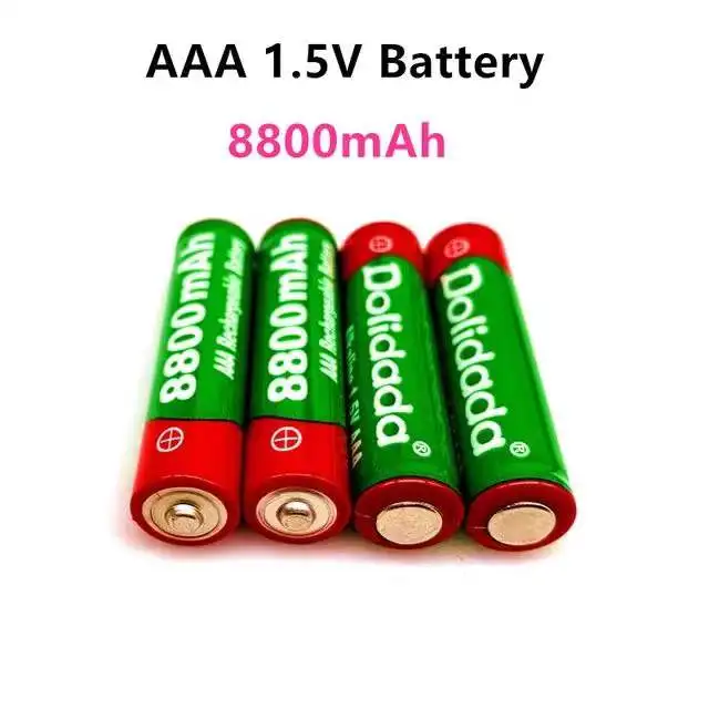 

2023 New 1.5V AA 9800 mAh+1.5V AAA 8800 mAh Alkaline1.5V Rechargeable Battery For Clock Toys Camera battery