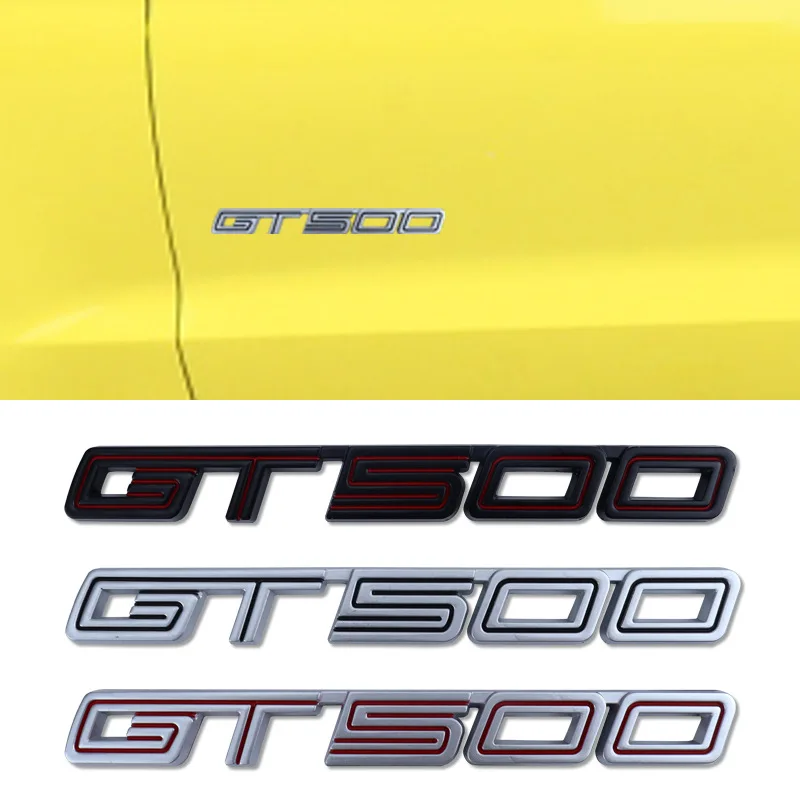 

GT500 Number Logo Car Sticker for Ford Mustang Shelby Mondeo Side body Label Tail Modification Accessories Decorative Decal