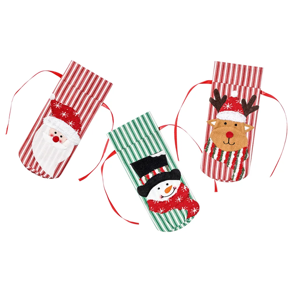 

3pcs Bottle Cover Party Bottle Decor Bottle Cover Supply
