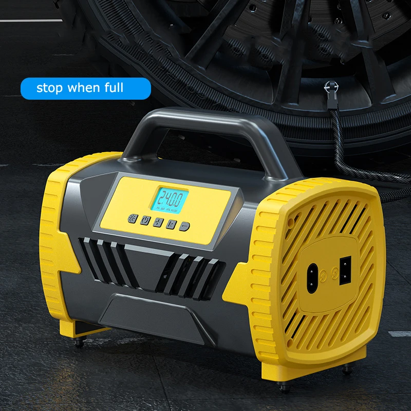 

Dual voltage AC/DC home car dual-use car air pump 12V electric pump car tire pump