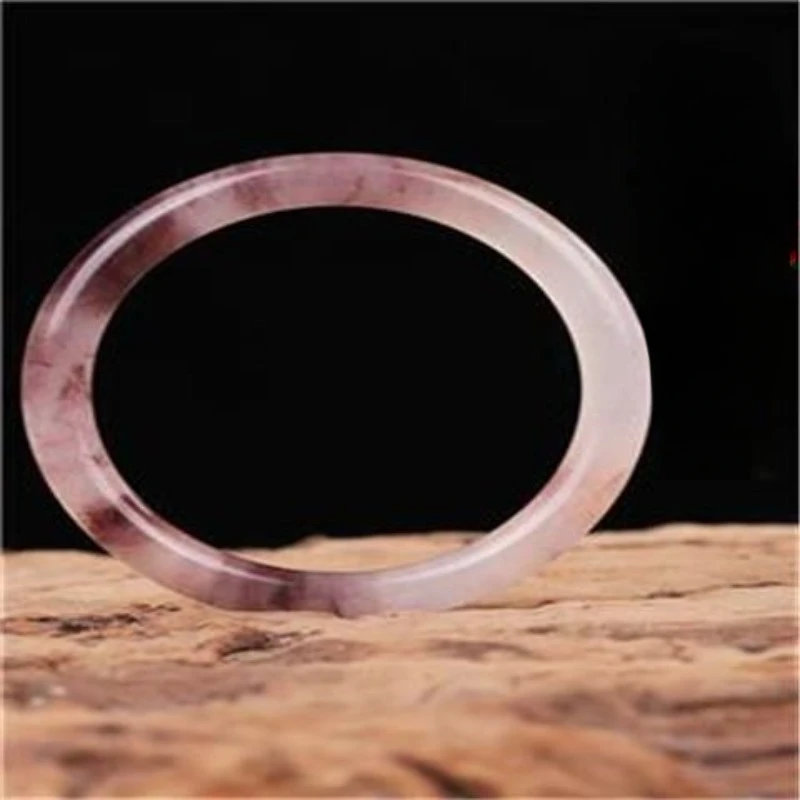 Золотой Шелковый нефритовый фиолетовый браслет женский тонкий Dingdang