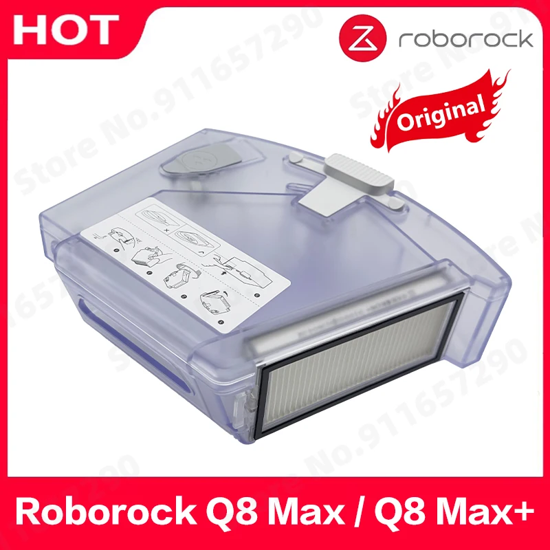 Оригинальный фильтр Roborock Q8 Max + запасные части Сверхлегкий пылесборник HEPA