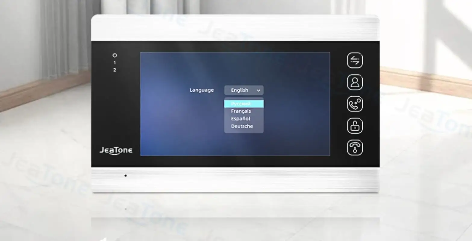 Jeatone 720p внутренний монитор видеодомофон дверной звонок Система видеодомофона