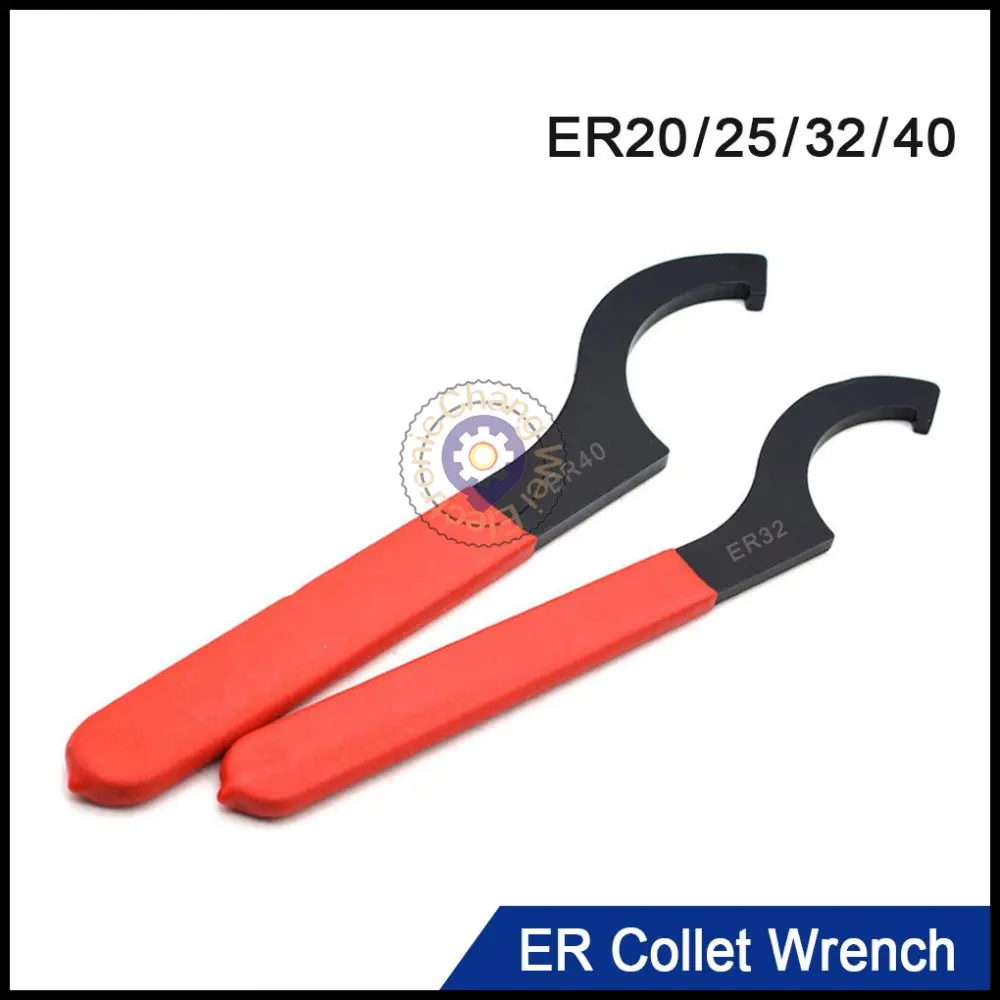 

1Pcs High-carbon Steel ER Collet Chuck Nut Wrench Spanner Tool ER25 ER32 ER40 For Collet Chuck Holder CNC Milling Machine Cutter