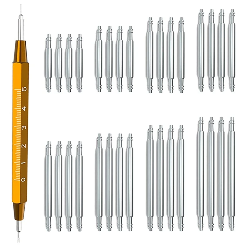 

Spring Bar Tool With 32Pcs Heavy Duty Stainless Steel Watch Band Pins
