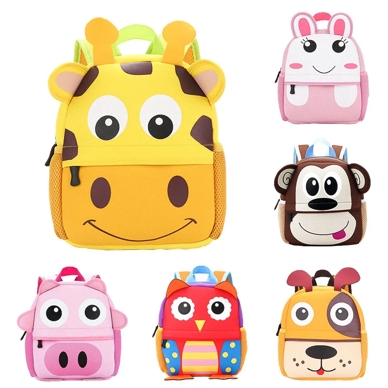 New Children's School Bag Cute Cartoon Lightweight Backguard Backpack for Primary School Students Kindergarten Backpack
