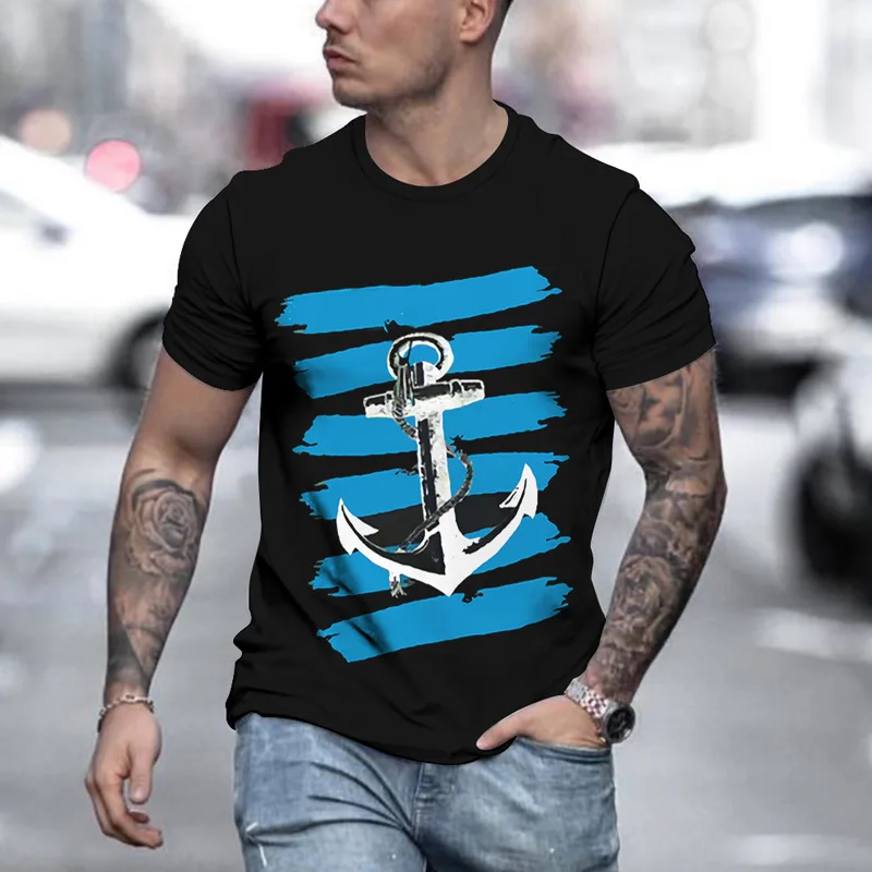 

Summer New Men's Funny Bee 3D-printed T-shirt Personality Street Crewneck Short sleeves Hip Hop T-Shirt Casual Men's T-shirt top